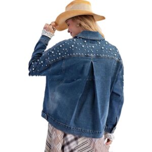 Long Sleeve Denim Jacket Loose All-matching Top