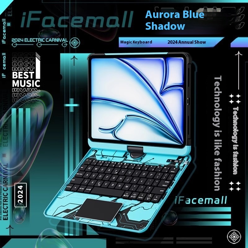 Applicable Tablet Pro13 Miaocontrol Keyboard Protective Case Mute - Image 5