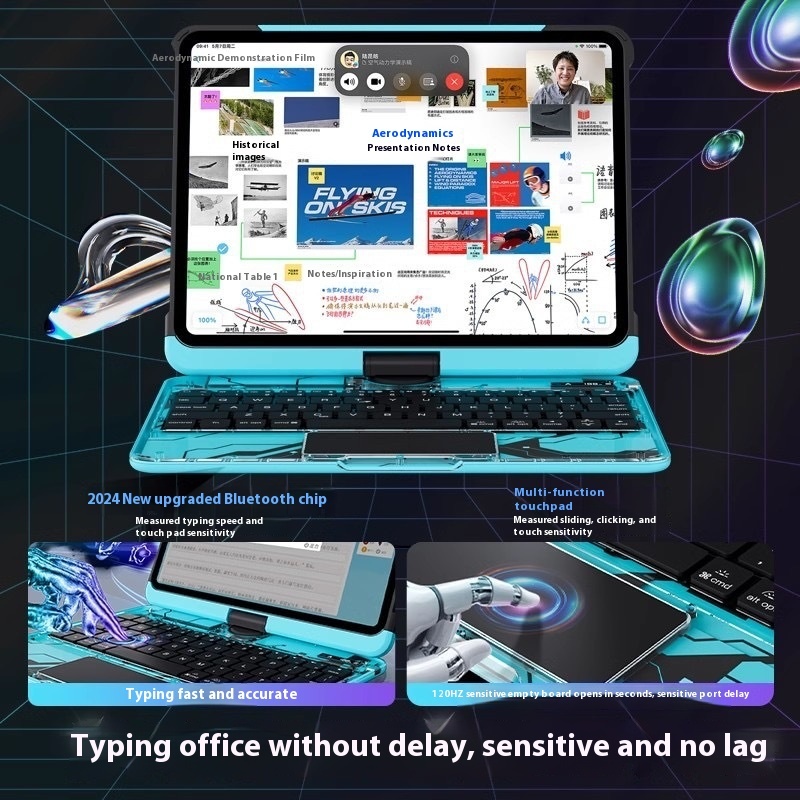 Applicable Tablet Pro13 Miaocontrol Keyboard Protective Case Mute - Image 7