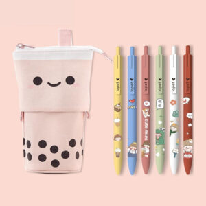 Milk Tea Pencil Girl Primary School Student Pencil Case