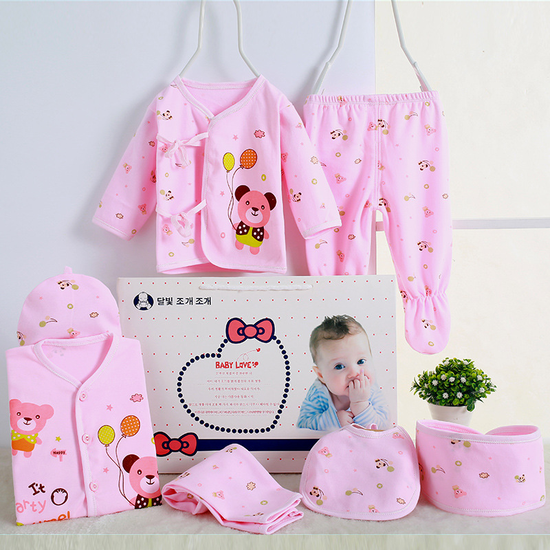 Pure Cotton Newborn Gift Set Maternal and Baby Products - Image 4