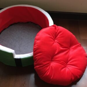 Four seasons kennel watermelon bed home quiet pets autumn and winter warm cat litter Teddy bear small dog cat watermelon nest