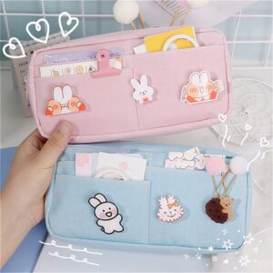 Mori Pencil Case Canvas Pencil Case Female Bag Japanese Harajuku Style Cute