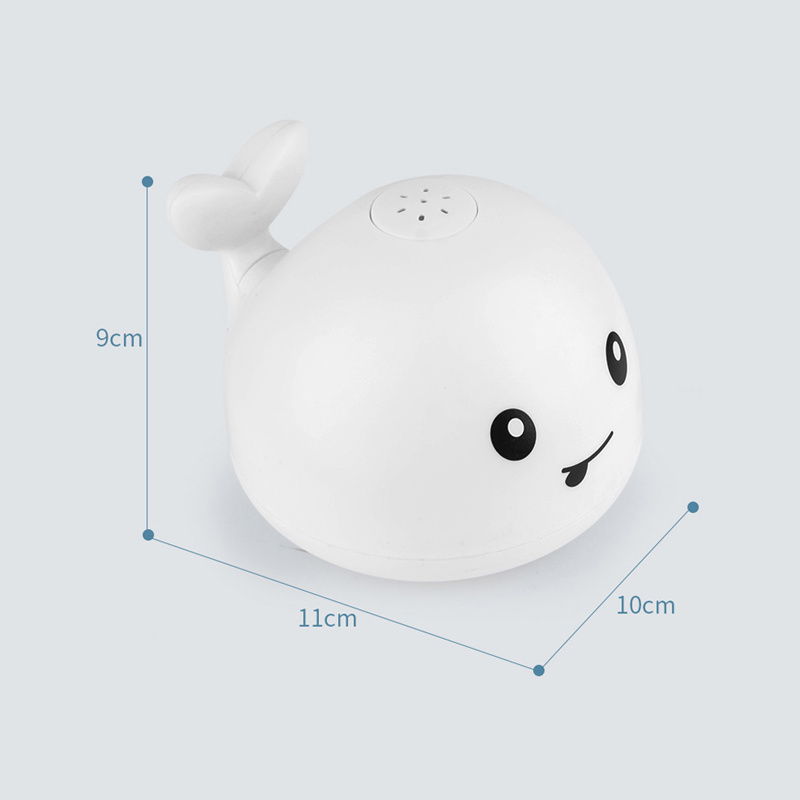 New Baby Bathroom Bath Electric Induction Whale Spray Small Toy - Image 9