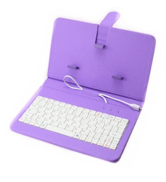 Ultra-Thin Mobile Phone Bluetooth Keyboard Leather Case - Image 2
