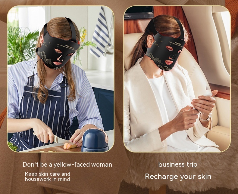 New Infrared Phototherapy Beauty Apparatus Face Led Color Light Skin Rejuvenation Beauty Mask - Image 10