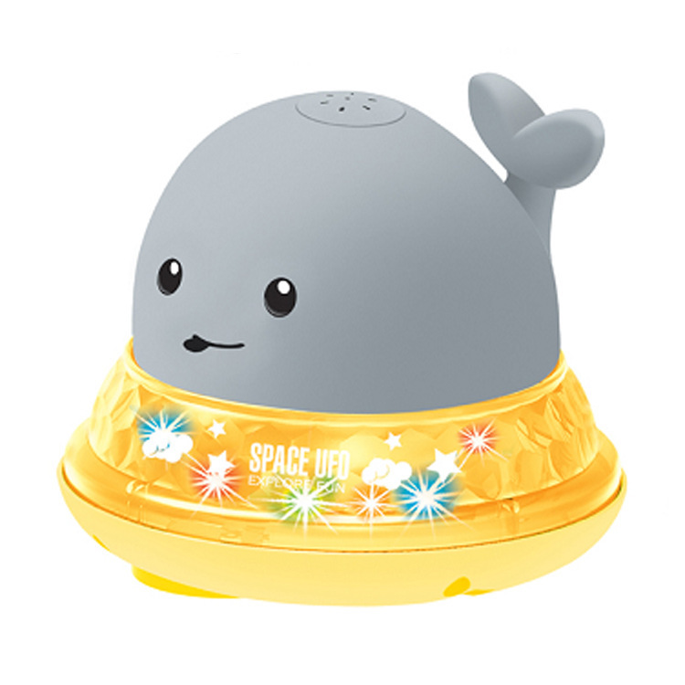 New Baby Bathroom Bath Electric Induction Whale Spray Small Toy - Image 6