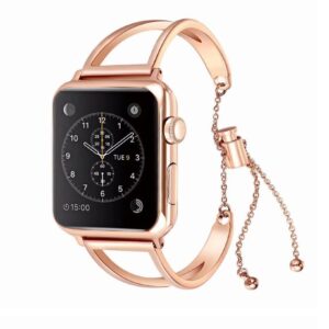 Compatible with Apple, Watch Bands Adjustable Stainless Steel Strap / iWatch series 3 2 1 (38mm/42mm)