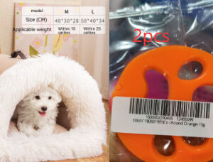 New Splice Portable Pet Nest Portable Autumn And Winter Warm Dog Nest Moisture-proof Long Fur Cat Nest Cross Border Pet Nest