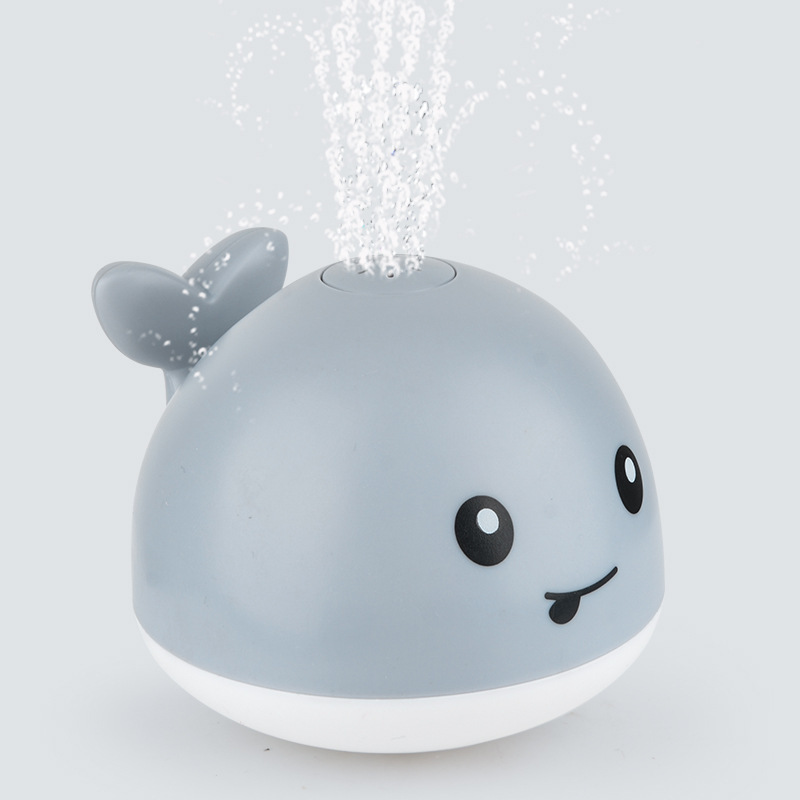 New Baby Bathroom Bath Electric Induction Whale Spray Small Toy - Image 5