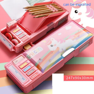 Primary School Students Cartoon Pencil Case