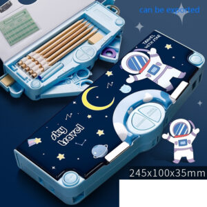 Primary School Students Cartoon Pencil Case