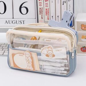 Transparent Large Capacity Pencil Case
