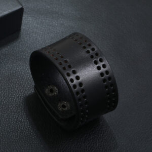 Simple Punk Men And Women Same Style Cattle Leather Bracelet