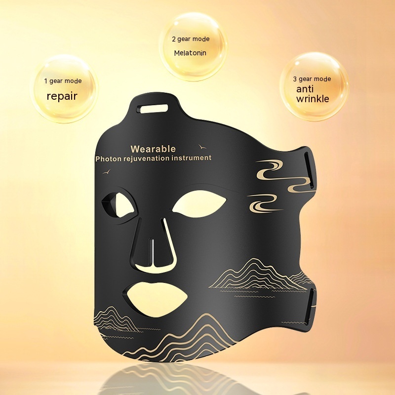 New Infrared Phototherapy Beauty Apparatus Face Led Color Light Skin Rejuvenation Beauty Mask - Image 2