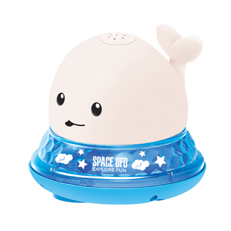 New Baby Bathroom Bath Electric Induction Whale Spray Small Toy - Image 10