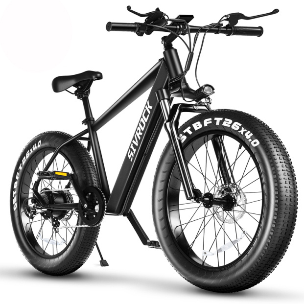 Professional Electric Bike For Adults, 26 X 4.0 Inches Fat Tire Electric Mountain Bicycle, 1000W Motor 48V 15Ah Ebike For Trail Riding, Excursion And Commute, UL And GCC Certified - Image 2