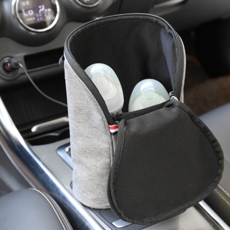 Car USB Baby Bottle Warmer Portable Travel Breast Milk Warmer - Image 2