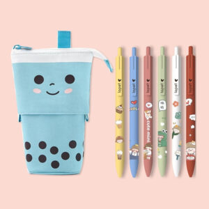 Milk Tea Pencil Girl Primary School Student Pencil Case