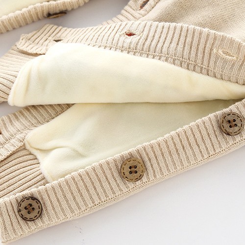 Newborn Baby Clothes Baby Crawling Clothes Thickening Out Baby Harness - Image 3