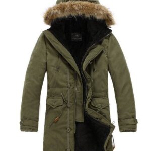 Men's Warm Overcoat Winter Coat Parka Cotton Jackets