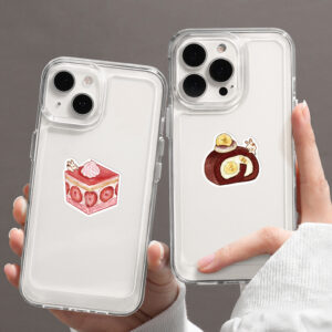 40 Original Hand-painted Cartoon Dessert Painting Phone Case Journal Book Computer IPad Water Cup Decorative Stickers