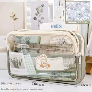 Transparent Large Capacity Pencil Case