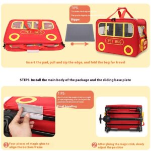 Outdoor Portable Large Capacity Portable Trolley Case Dog Pet Trolley