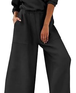 European And American Fashion Sports And Leisure Long Sleeve Solid Color Backless Sweater Jumpsuit Suit Women