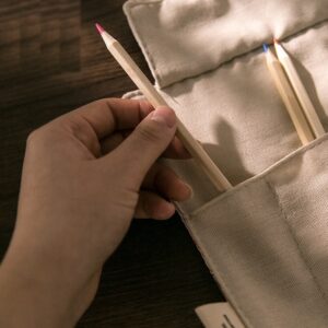 Ancient Style Pencil Case Palace Culture Aesthetic Artistic Flowers And Birds Pencil Case