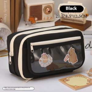 Ins Junior High School Student Storage Pencil Box Large Capacity Pencil Case