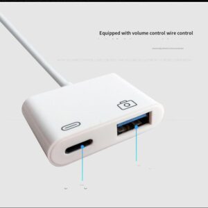 Applicable To New System 78x High Current OTG Wire IPad Camera Plus USB Charging Two-in-One Keyboard MIDI